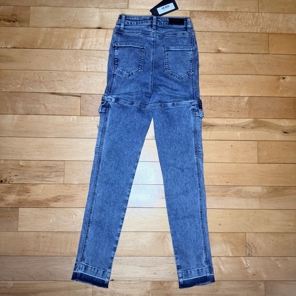 RTA Eva Denim Slim cargo. Blue Size 23 msrp $248 - Picture 2 of 5